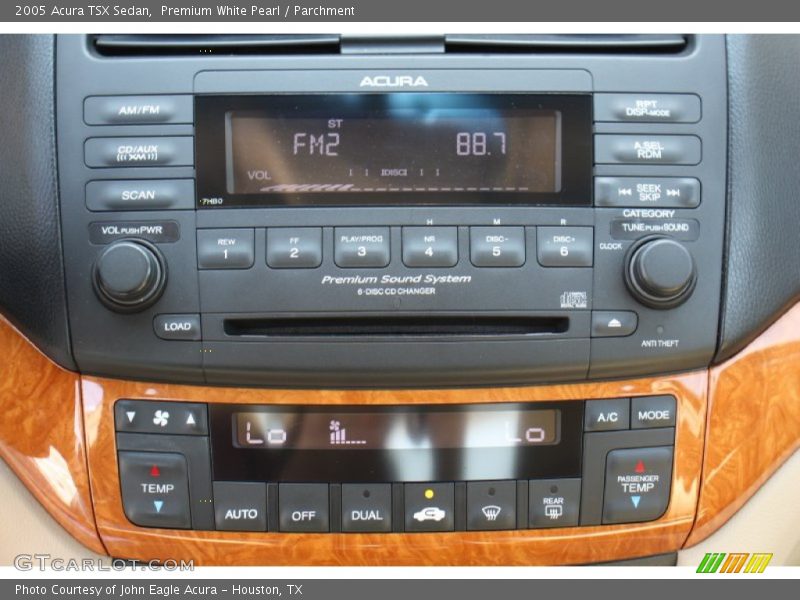 Premium White Pearl / Parchment 2005 Acura TSX Sedan