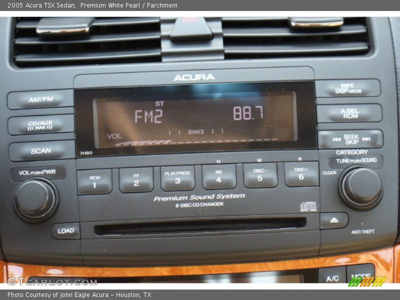 Premium White Pearl / Parchment 2005 Acura TSX Sedan
