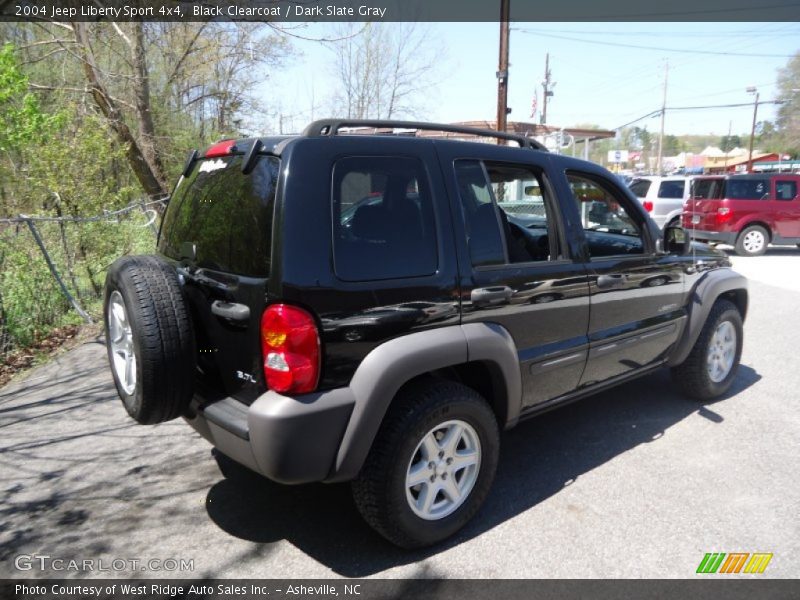 Black Clearcoat / Dark Slate Gray 2004 Jeep Liberty Sport 4x4