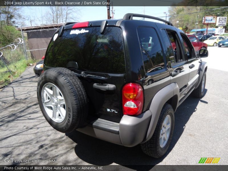 Black Clearcoat / Dark Slate Gray 2004 Jeep Liberty Sport 4x4