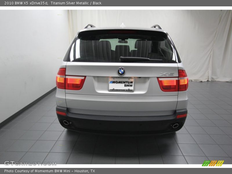 Titanium Silver Metallic / Black 2010 BMW X5 xDrive35d