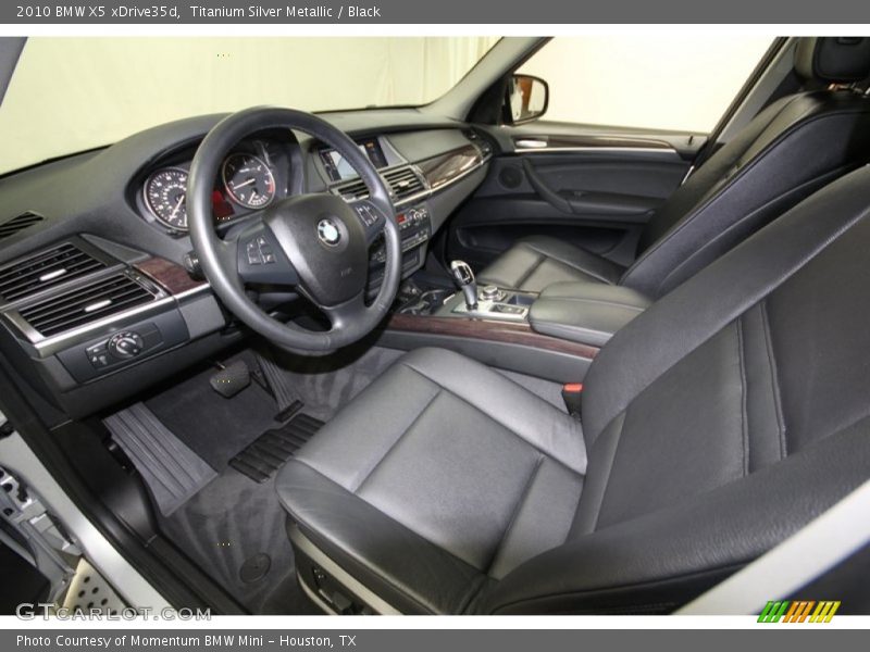 Black Interior - 2010 X5 xDrive35d 