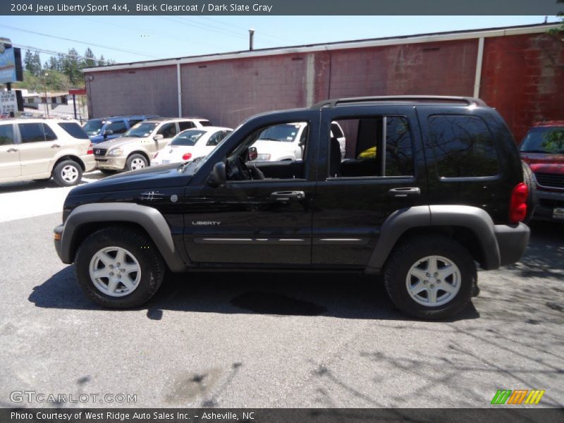 Black Clearcoat / Dark Slate Gray 2004 Jeep Liberty Sport 4x4