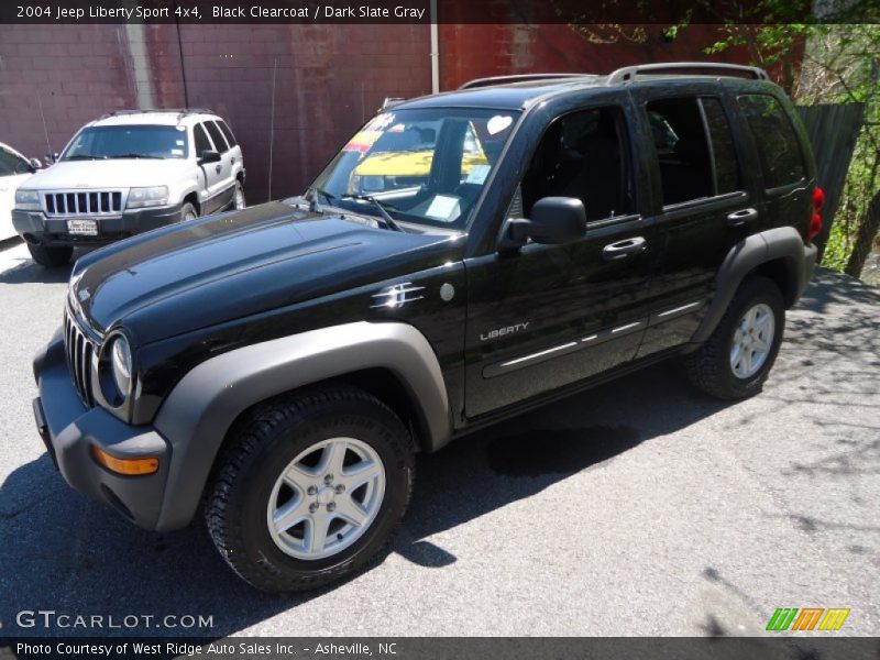 Black Clearcoat / Dark Slate Gray 2004 Jeep Liberty Sport 4x4