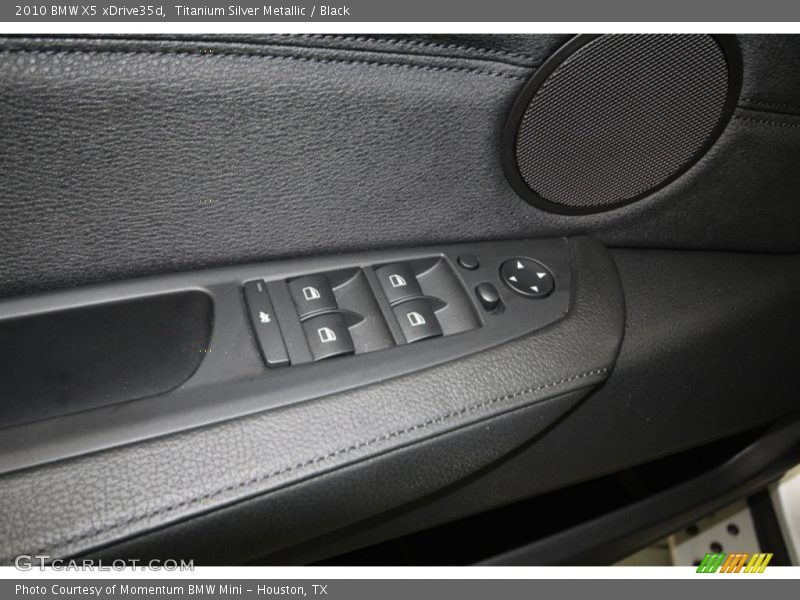 Titanium Silver Metallic / Black 2010 BMW X5 xDrive35d