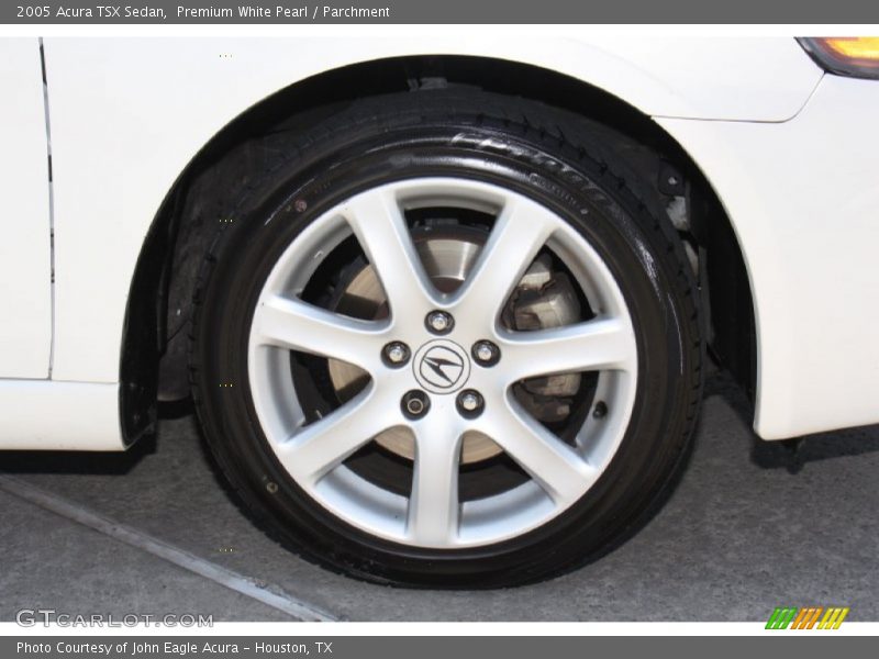 Premium White Pearl / Parchment 2005 Acura TSX Sedan