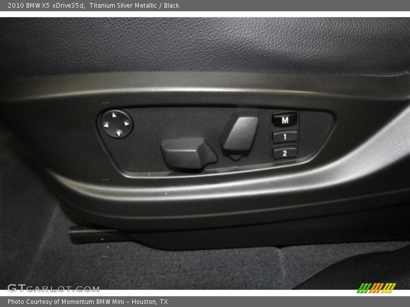 Titanium Silver Metallic / Black 2010 BMW X5 xDrive35d