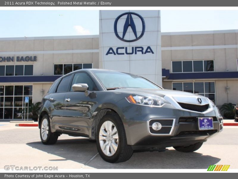 Polished Metal Metallic / Ebony 2011 Acura RDX Technology