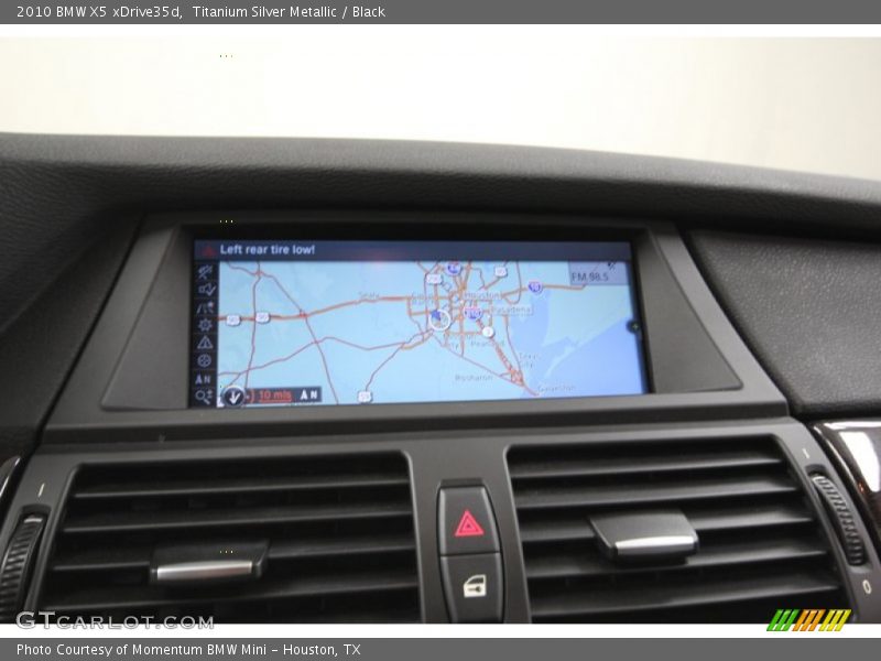 Titanium Silver Metallic / Black 2010 BMW X5 xDrive35d