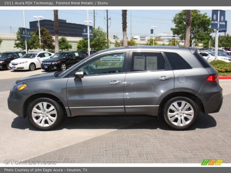 Polished Metal Metallic / Ebony 2011 Acura RDX Technology