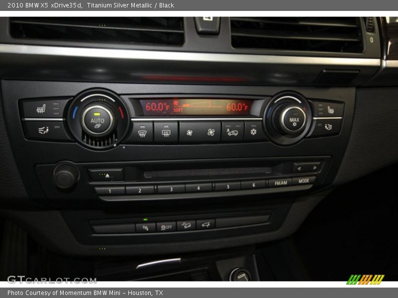 Titanium Silver Metallic / Black 2010 BMW X5 xDrive35d