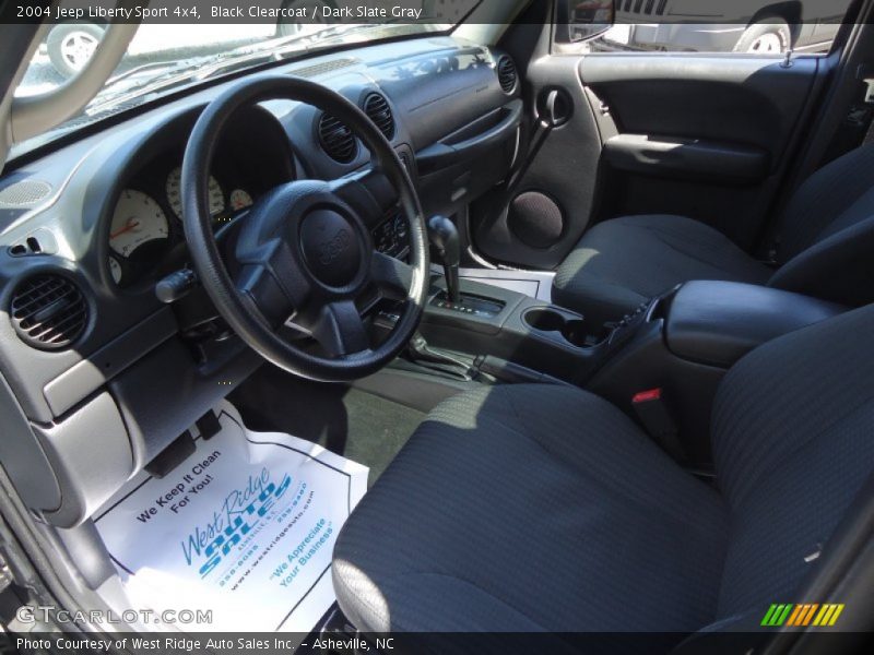 Black Clearcoat / Dark Slate Gray 2004 Jeep Liberty Sport 4x4