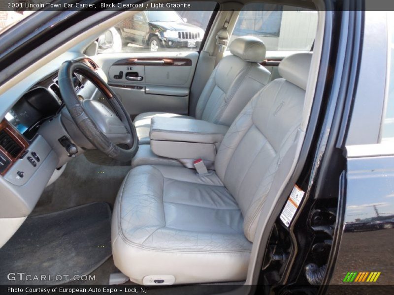 Black Clearcoat / Light Graphite 2001 Lincoln Town Car Cartier