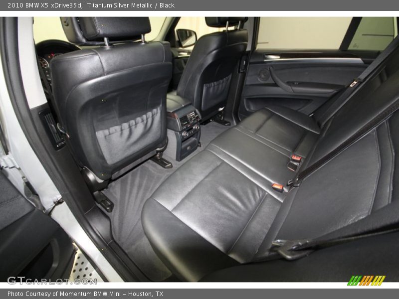 Titanium Silver Metallic / Black 2010 BMW X5 xDrive35d