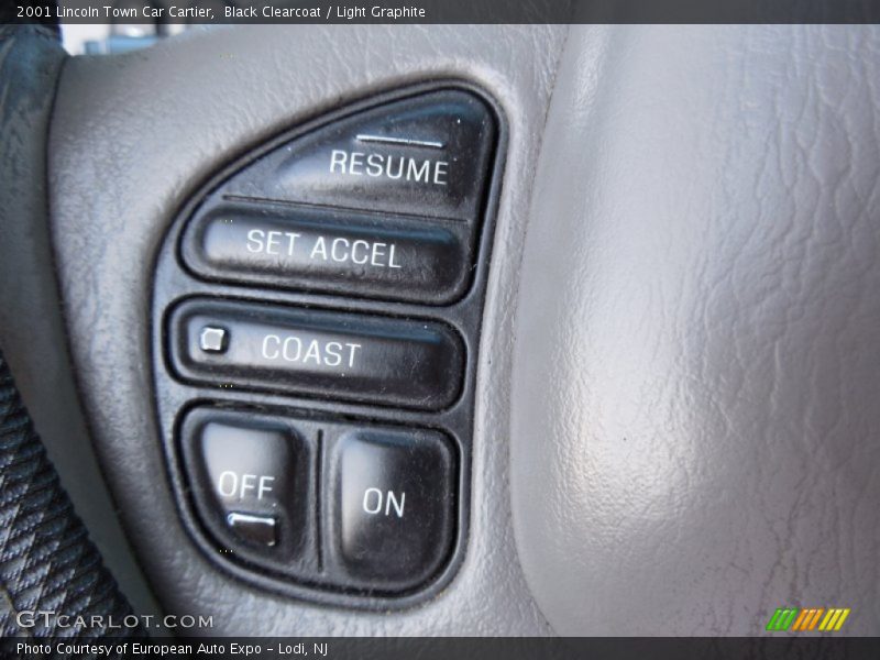 Black Clearcoat / Light Graphite 2001 Lincoln Town Car Cartier
