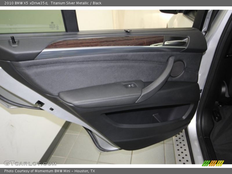Titanium Silver Metallic / Black 2010 BMW X5 xDrive35d
