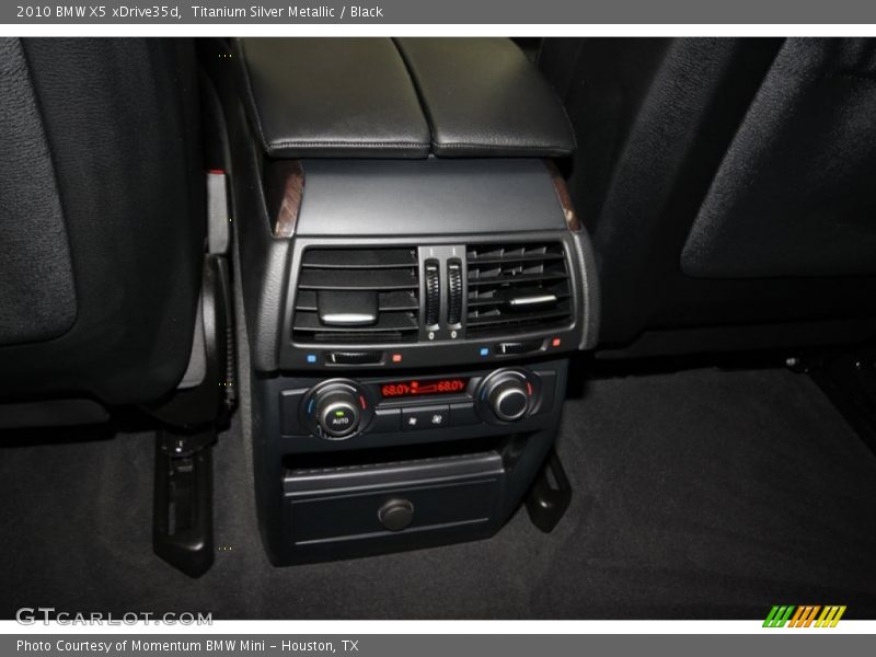 Titanium Silver Metallic / Black 2010 BMW X5 xDrive35d