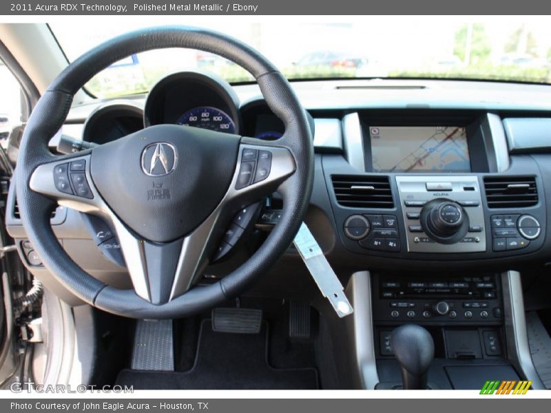 Polished Metal Metallic / Ebony 2011 Acura RDX Technology