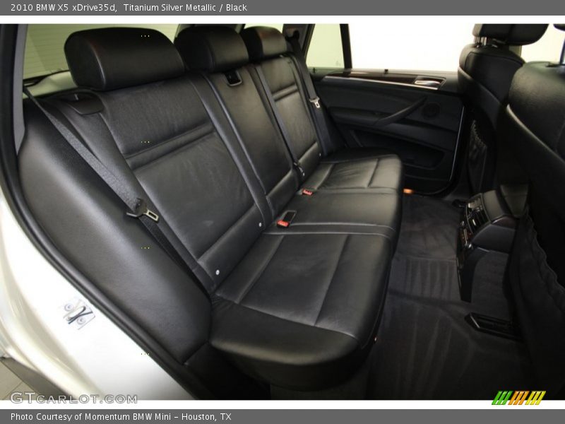 Titanium Silver Metallic / Black 2010 BMW X5 xDrive35d