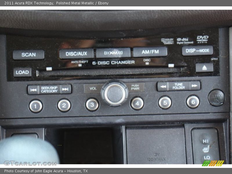 Polished Metal Metallic / Ebony 2011 Acura RDX Technology