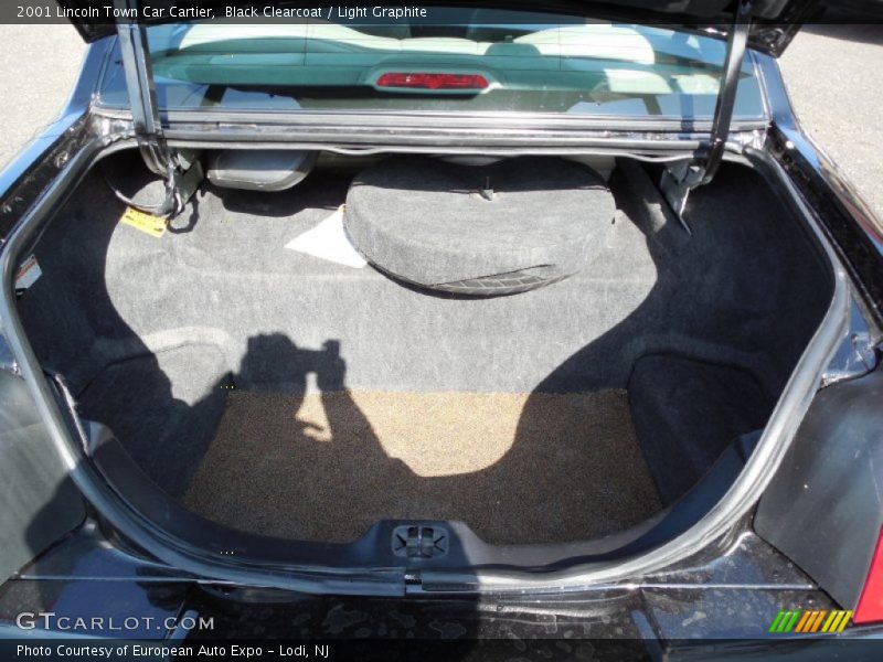 Black Clearcoat / Light Graphite 2001 Lincoln Town Car Cartier