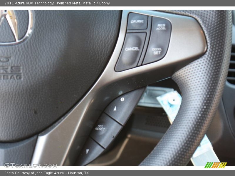 Polished Metal Metallic / Ebony 2011 Acura RDX Technology