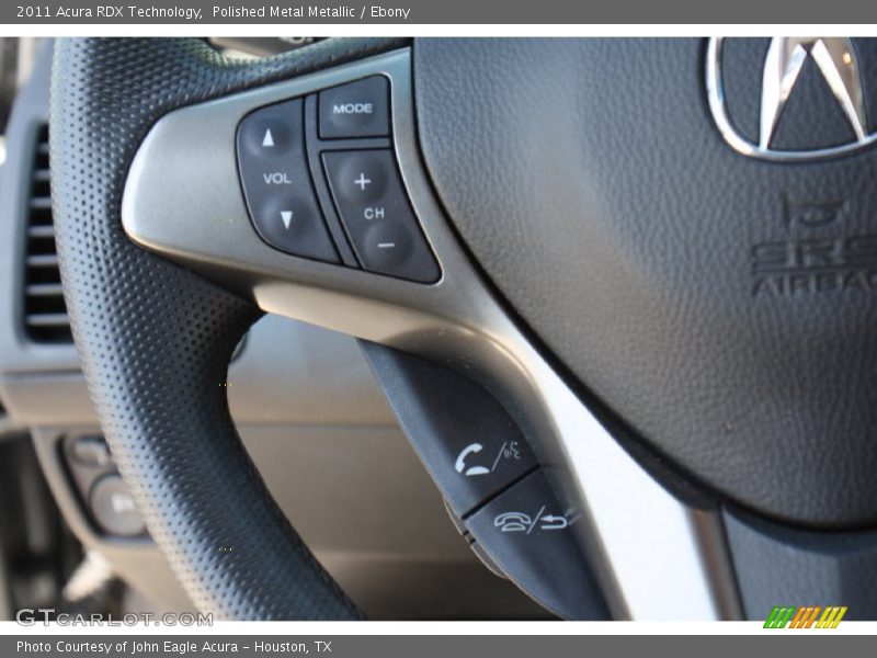 Polished Metal Metallic / Ebony 2011 Acura RDX Technology