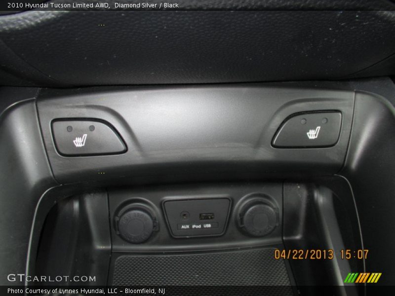 Diamond Silver / Black 2010 Hyundai Tucson Limited AWD