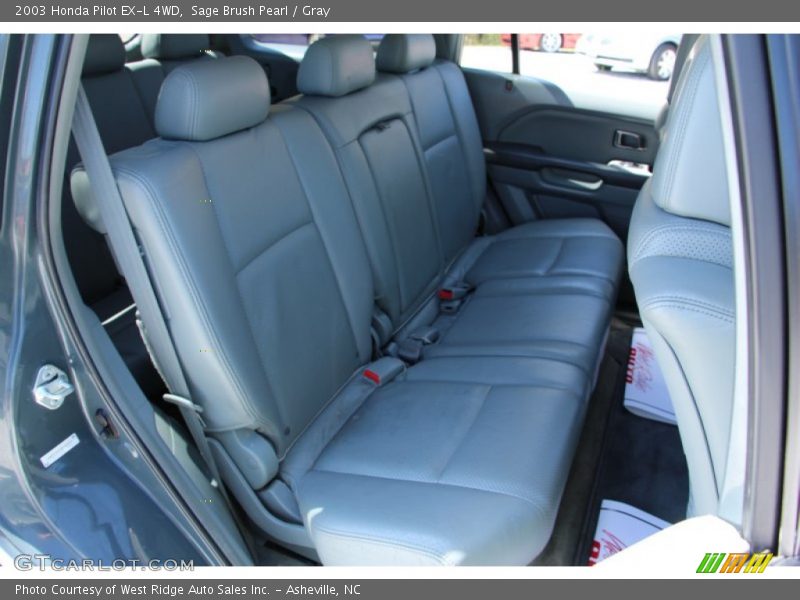 Sage Brush Pearl / Gray 2003 Honda Pilot EX-L 4WD
