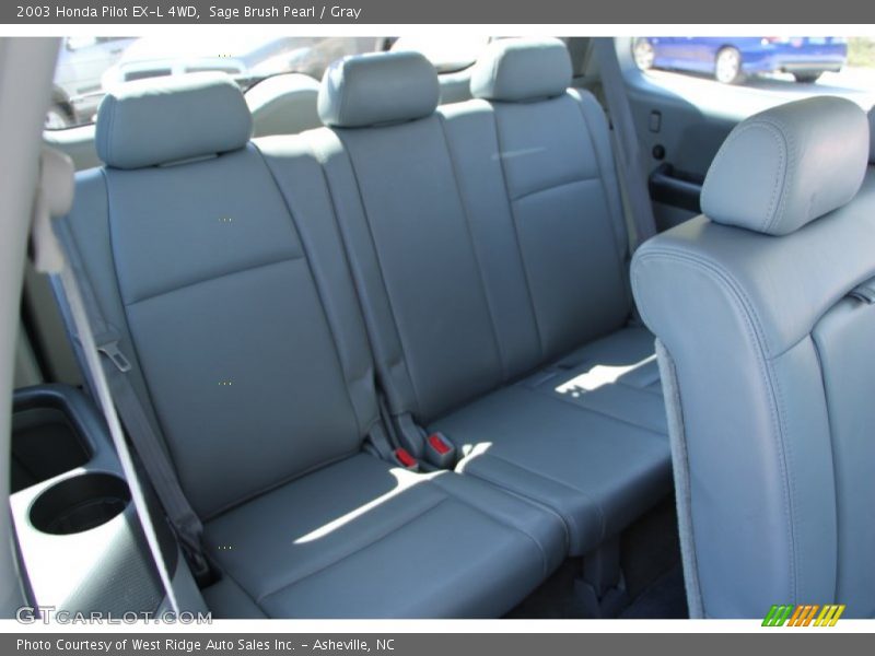 Sage Brush Pearl / Gray 2003 Honda Pilot EX-L 4WD