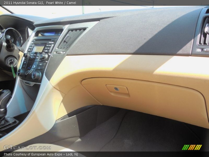 Pearl White / Camel 2011 Hyundai Sonata GLS