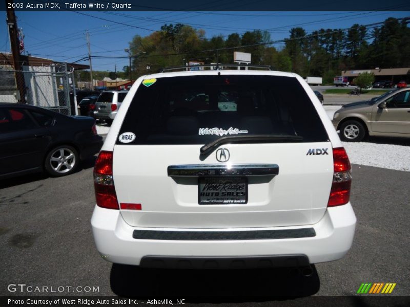 Taffeta White / Quartz 2003 Acura MDX
