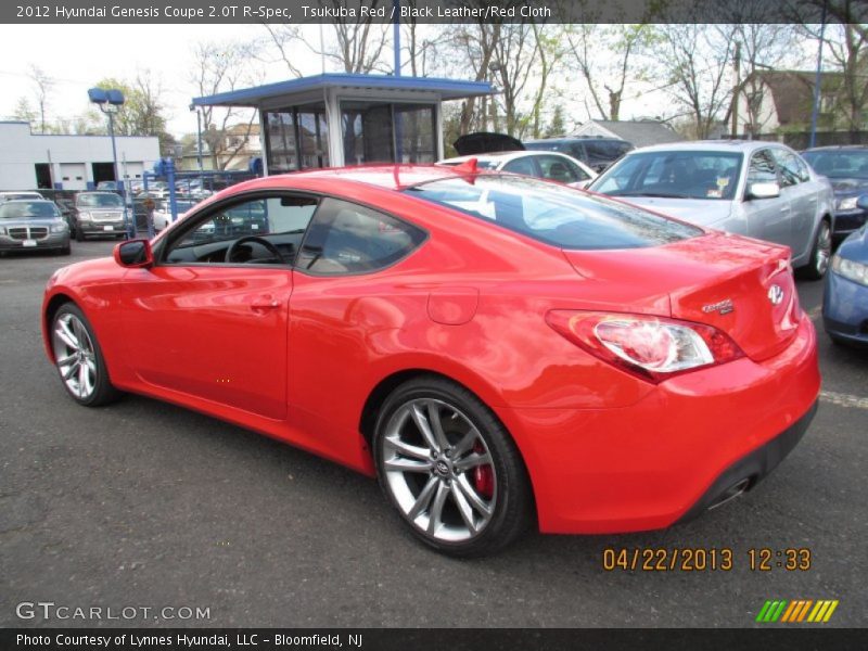 Tsukuba Red / Black Leather/Red Cloth 2012 Hyundai Genesis Coupe 2.0T R-Spec