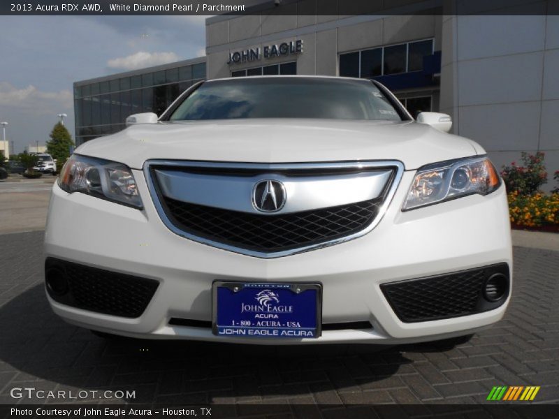 White Diamond Pearl / Parchment 2013 Acura RDX AWD
