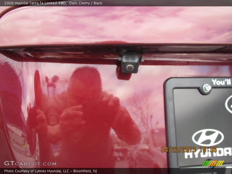 Dark Cherry / Black 2009 Hyundai Santa Fe Limited 4WD