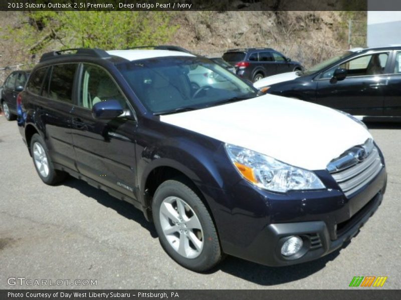 Deep Indigo Pearl / Ivory 2013 Subaru Outback 2.5i Premium