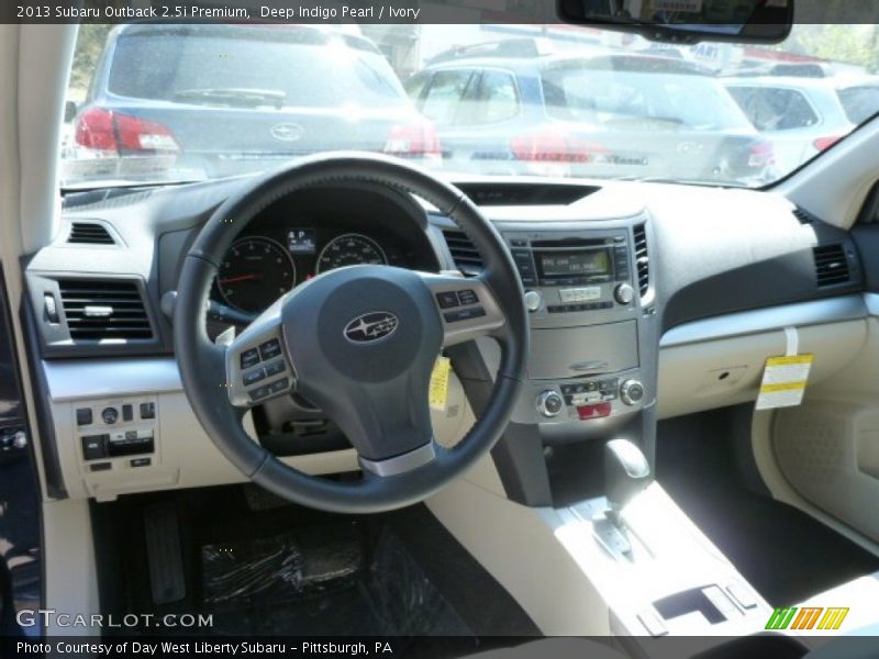Deep Indigo Pearl / Ivory 2013 Subaru Outback 2.5i Premium
