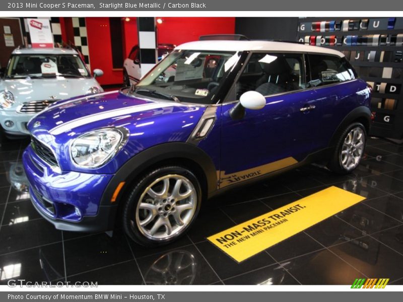 Starlight Blue Metallic / Carbon Black 2013 Mini Cooper S Paceman
