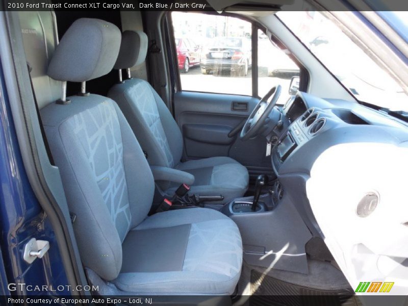  2010 Transit Connect XLT Cargo Van Dark Gray Interior