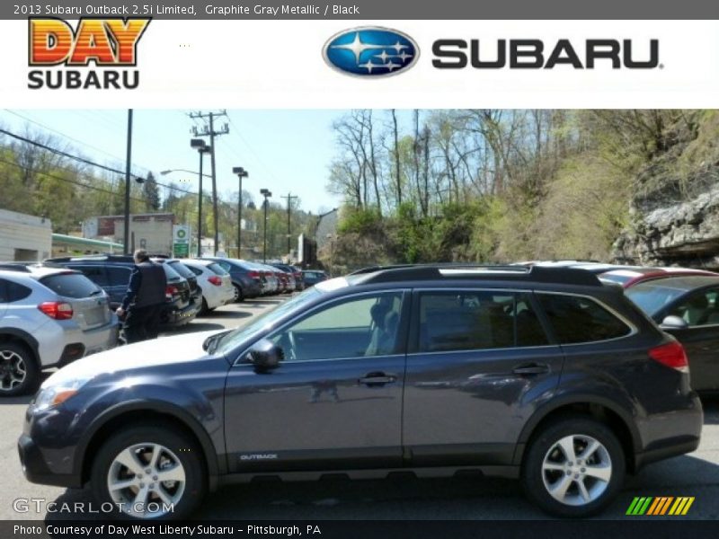 Graphite Gray Metallic / Black 2013 Subaru Outback 2.5i Limited