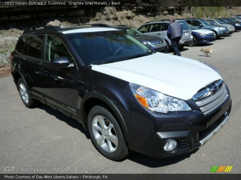 Graphite Gray Metallic / Black 2013 Subaru Outback 2.5i Limited