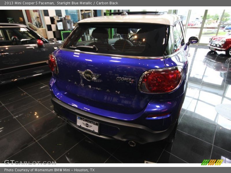 Starlight Blue Metallic / Carbon Black 2013 Mini Cooper S Paceman