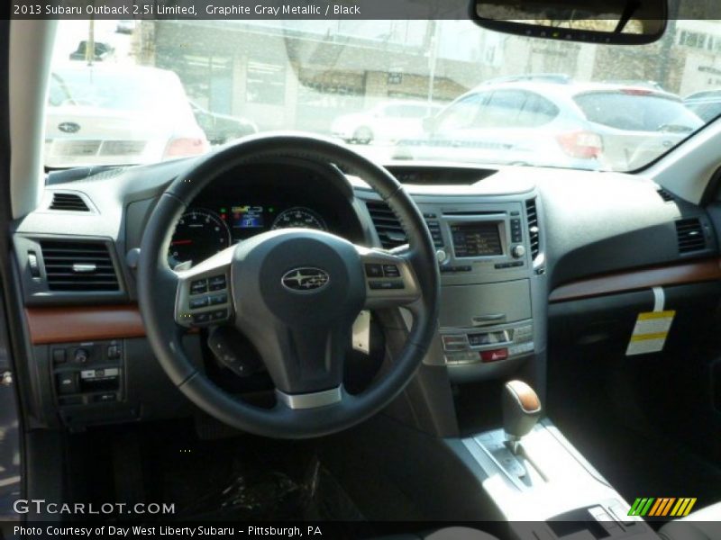 Graphite Gray Metallic / Black 2013 Subaru Outback 2.5i Limited