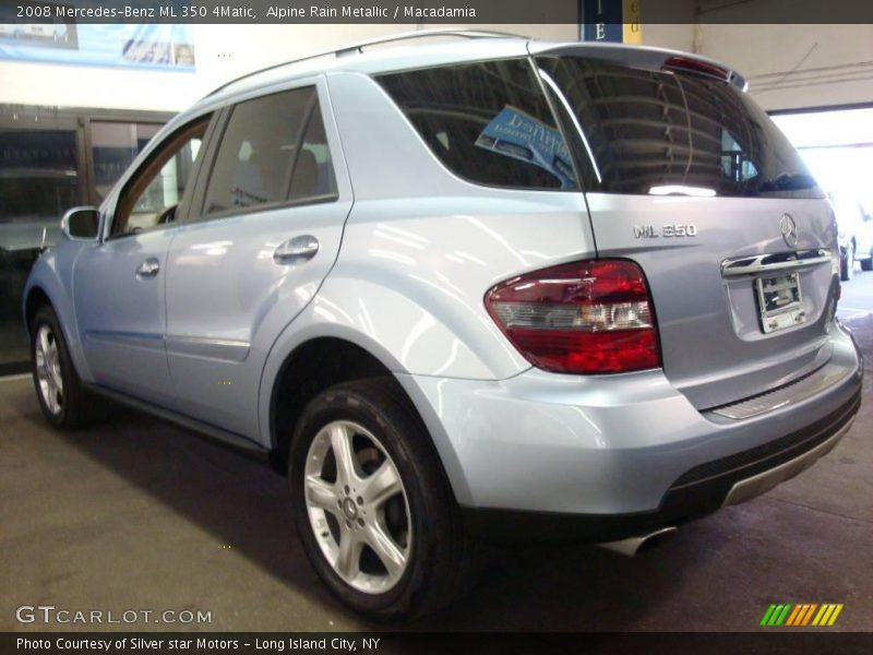 Alpine Rain Metallic / Macadamia 2008 Mercedes-Benz ML 350 4Matic