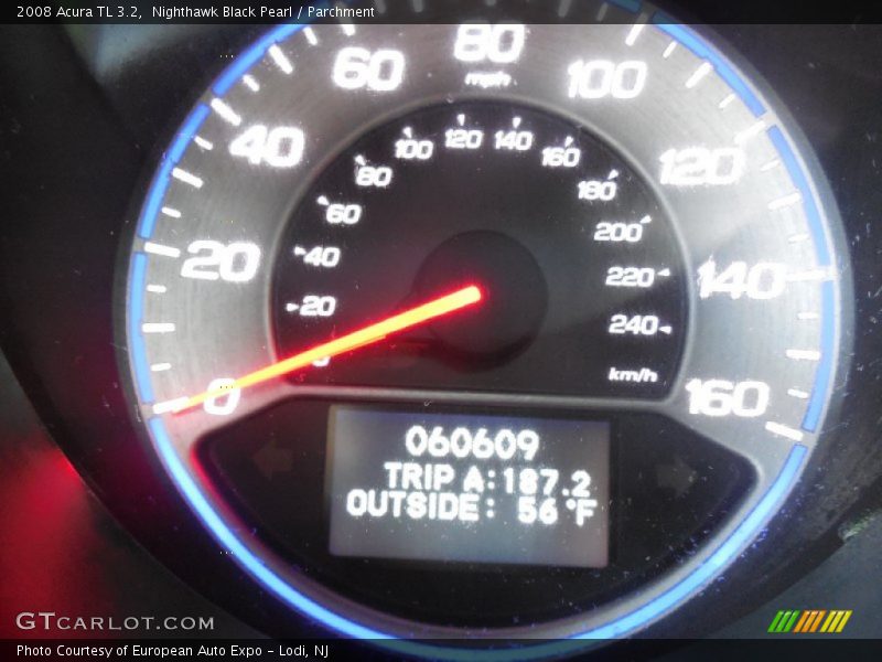 Nighthawk Black Pearl / Parchment 2008 Acura TL 3.2