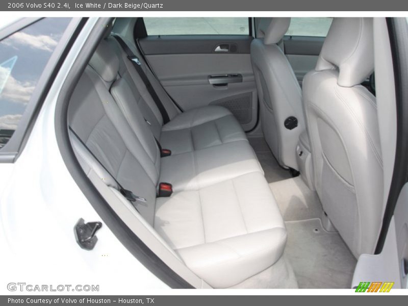 Ice White / Dark Beige/Quartz 2006 Volvo S40 2.4i