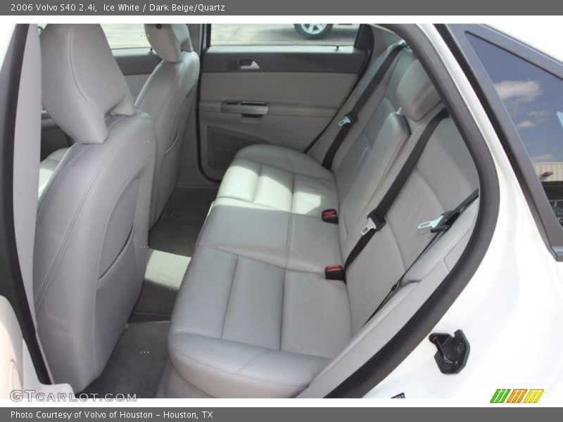 Ice White / Dark Beige/Quartz 2006 Volvo S40 2.4i