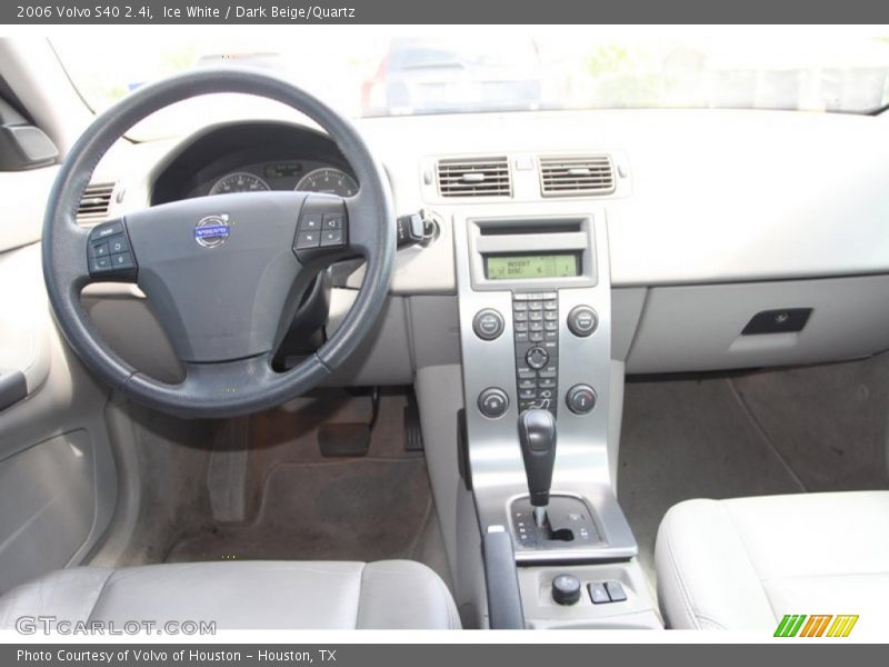 Ice White / Dark Beige/Quartz 2006 Volvo S40 2.4i