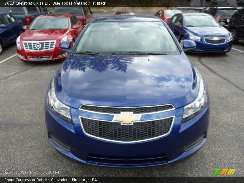 Blue Topaz Metallic / Jet Black 2013 Chevrolet Cruze LT