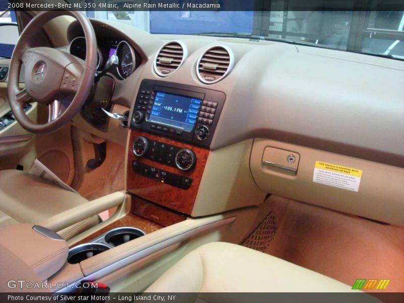 Alpine Rain Metallic / Macadamia 2008 Mercedes-Benz ML 350 4Matic